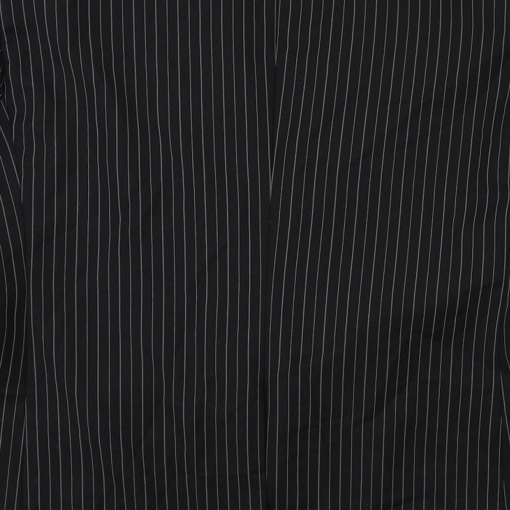 NEXT Mens Black Striped Jacket Suit Jacket Size 42