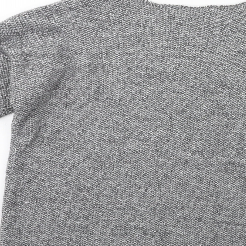 Preworn Womens Grey Knit Pullover Jumper Size M