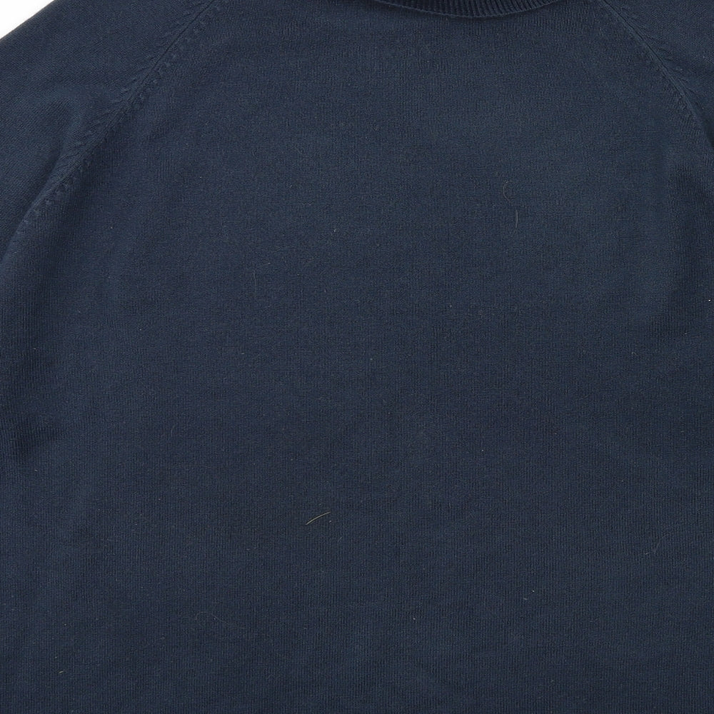 Armando Womens Blue Knit Pullover Jumper Size L