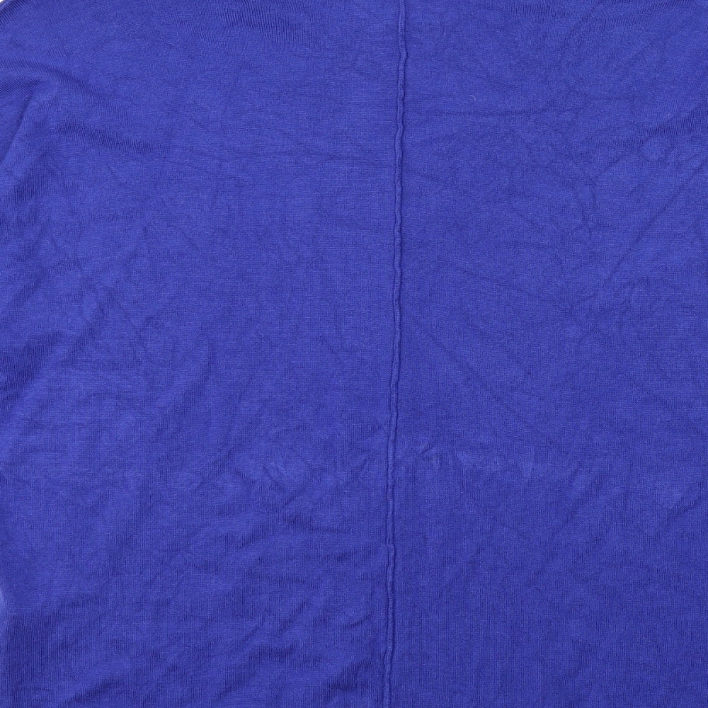F&F Womens Blue Knit Pullover Jumper Size 12