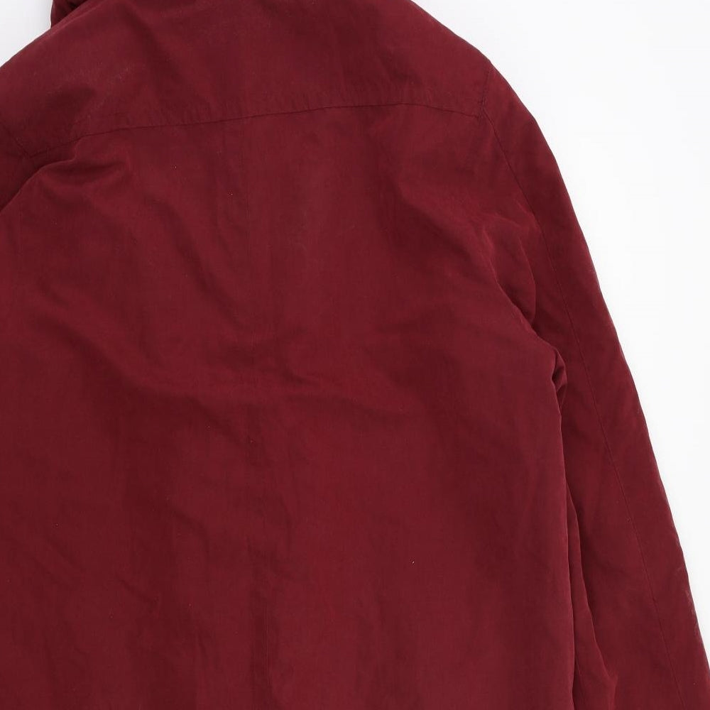 Eleganze Womens Red Jacket Coat Size 12