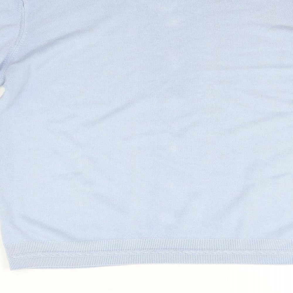 Marks & Spencer Womens Blue Basic Polo Size 12