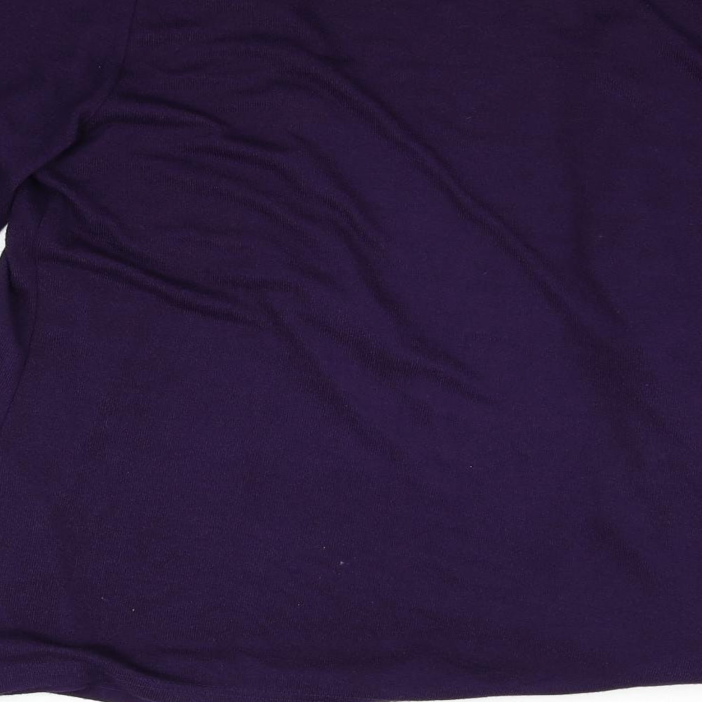 Just Elegance Womens Purple Cardigan Jumper Size M
