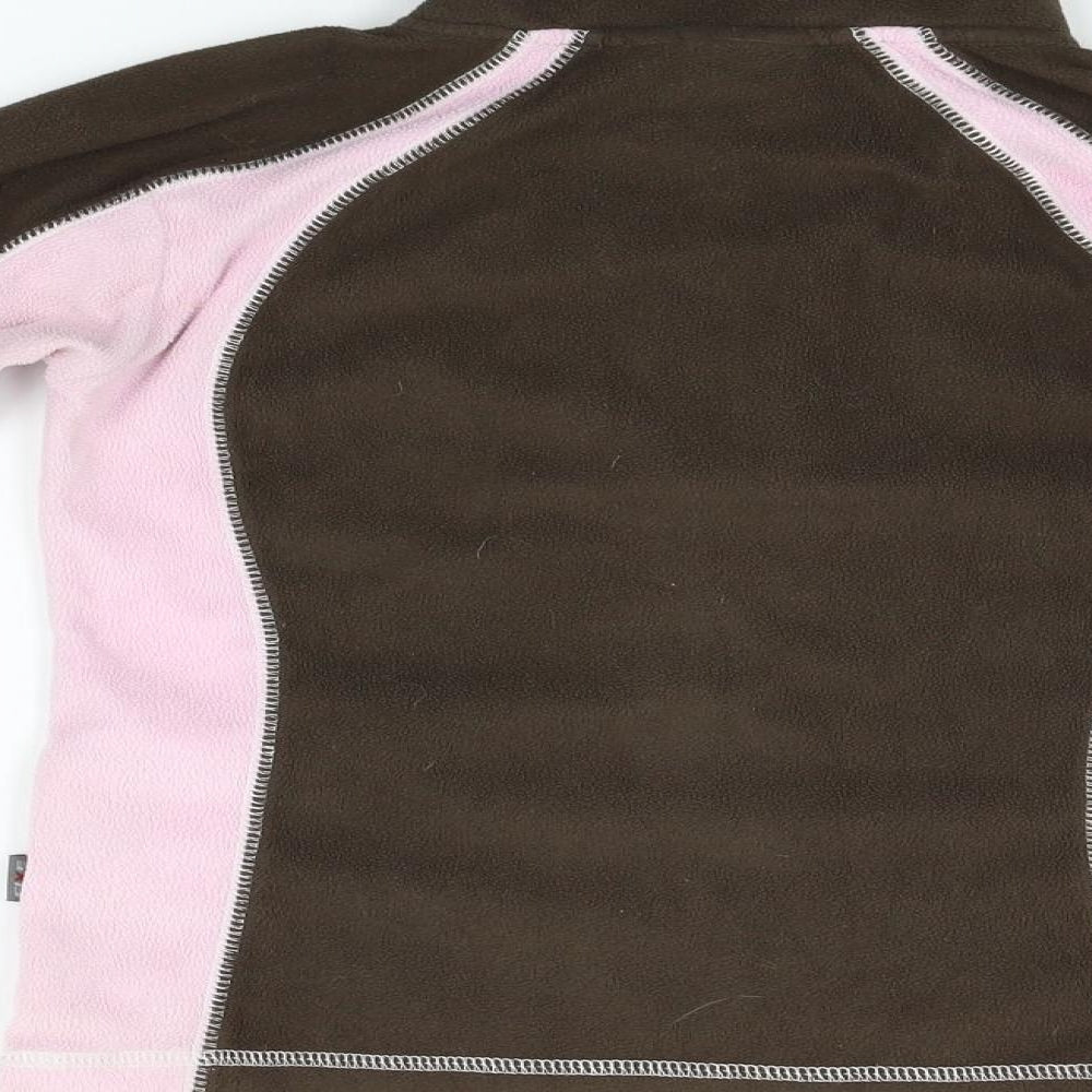 FIVE Girls Brown Pullover Jumper Size 7-8 Years