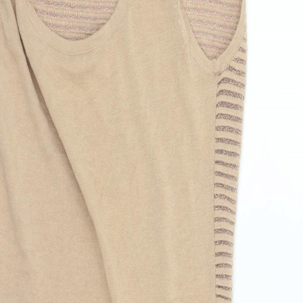 River Island Womens Beige Fit & Flare Size 10