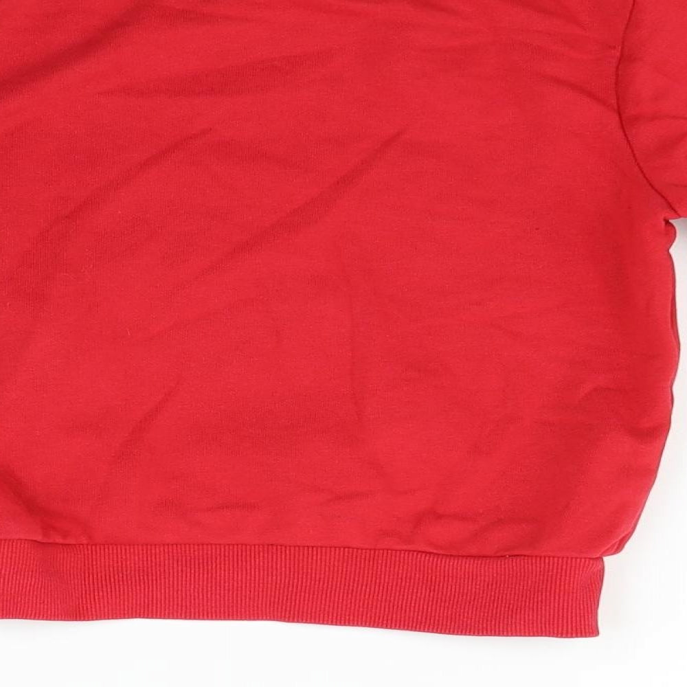 George Girls Red Pullover Jumper Size 2-3 Years