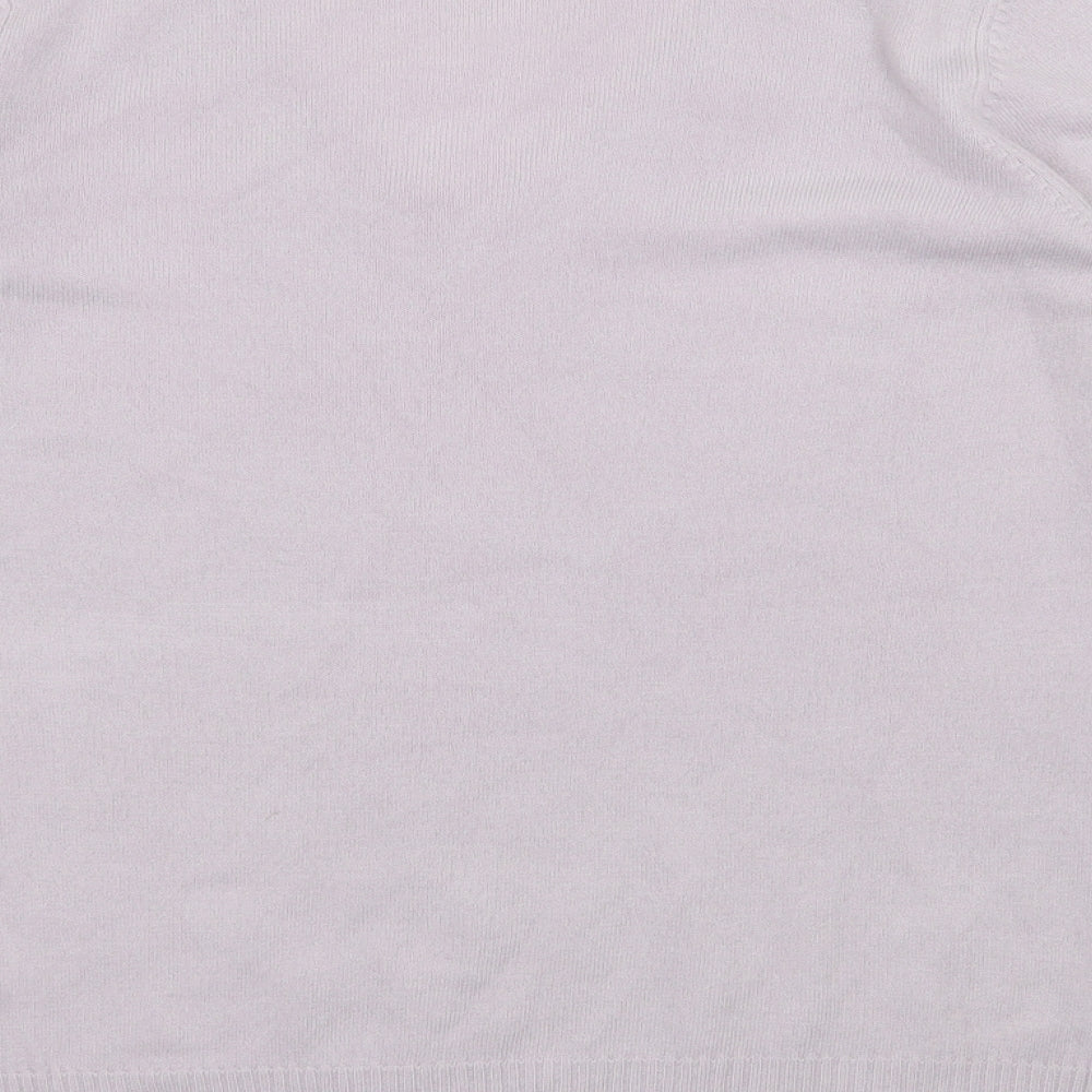 Marks and Spencer Womens Purple Knit Pullover Jumper Size 8