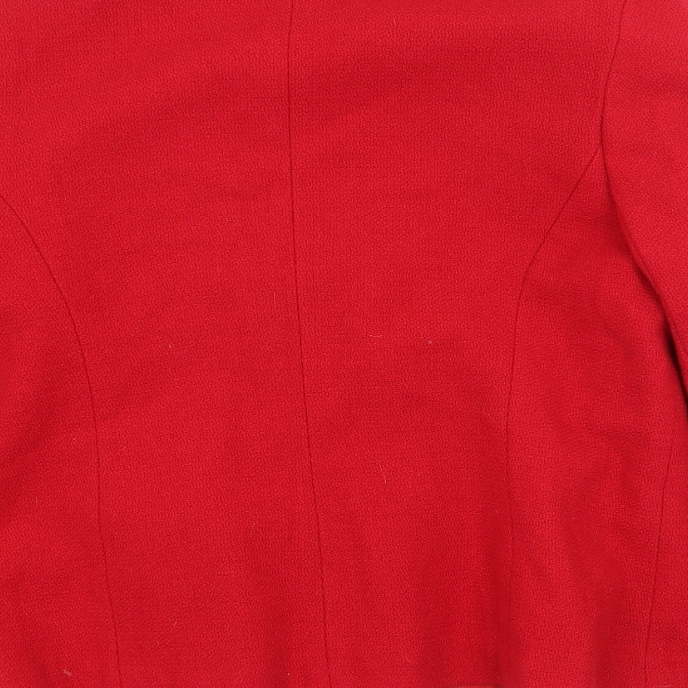 Etam Womens Red Parka Coat Size 16