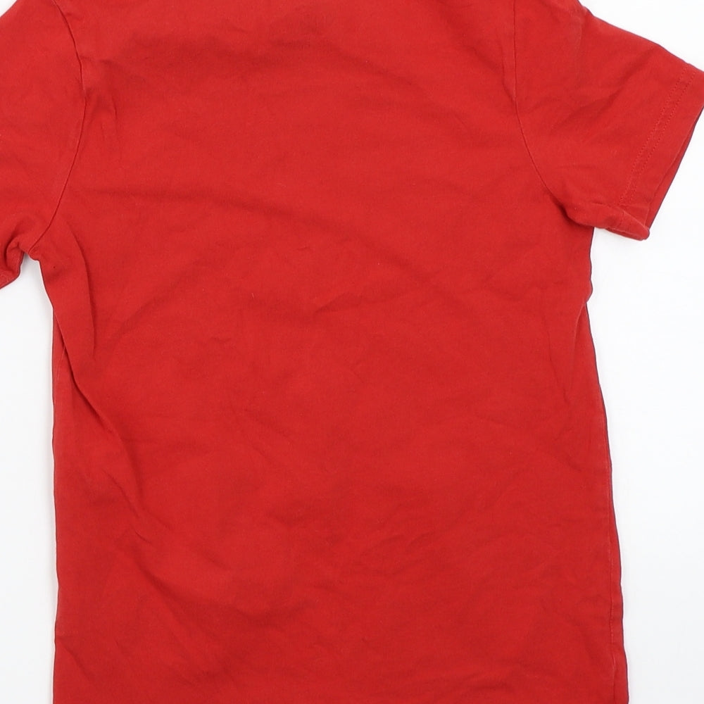 F&F Boys Red Basic T-Shirt Size 7-8 Years