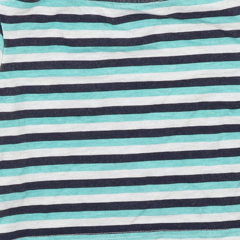 Early days Boys Grey Striped Basic T-Shirt Size 2 Years