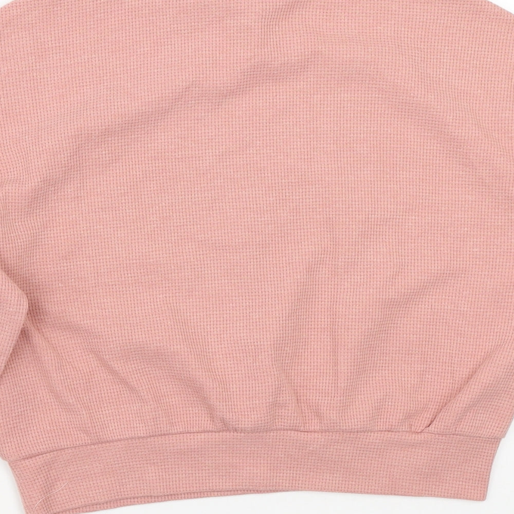 SheIn Womens Pink Pullover Jumper Size XS