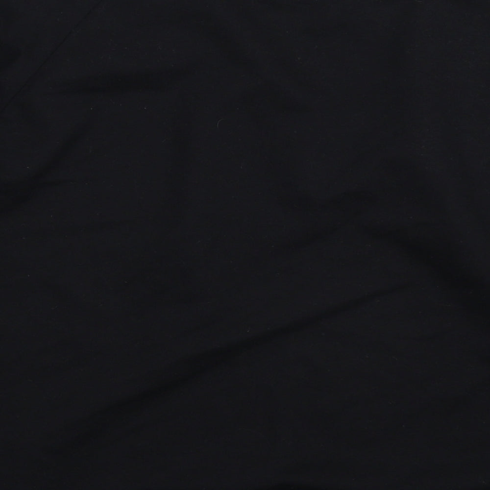 B You Womens Black Floral Pullover Sweatshirt Size 14