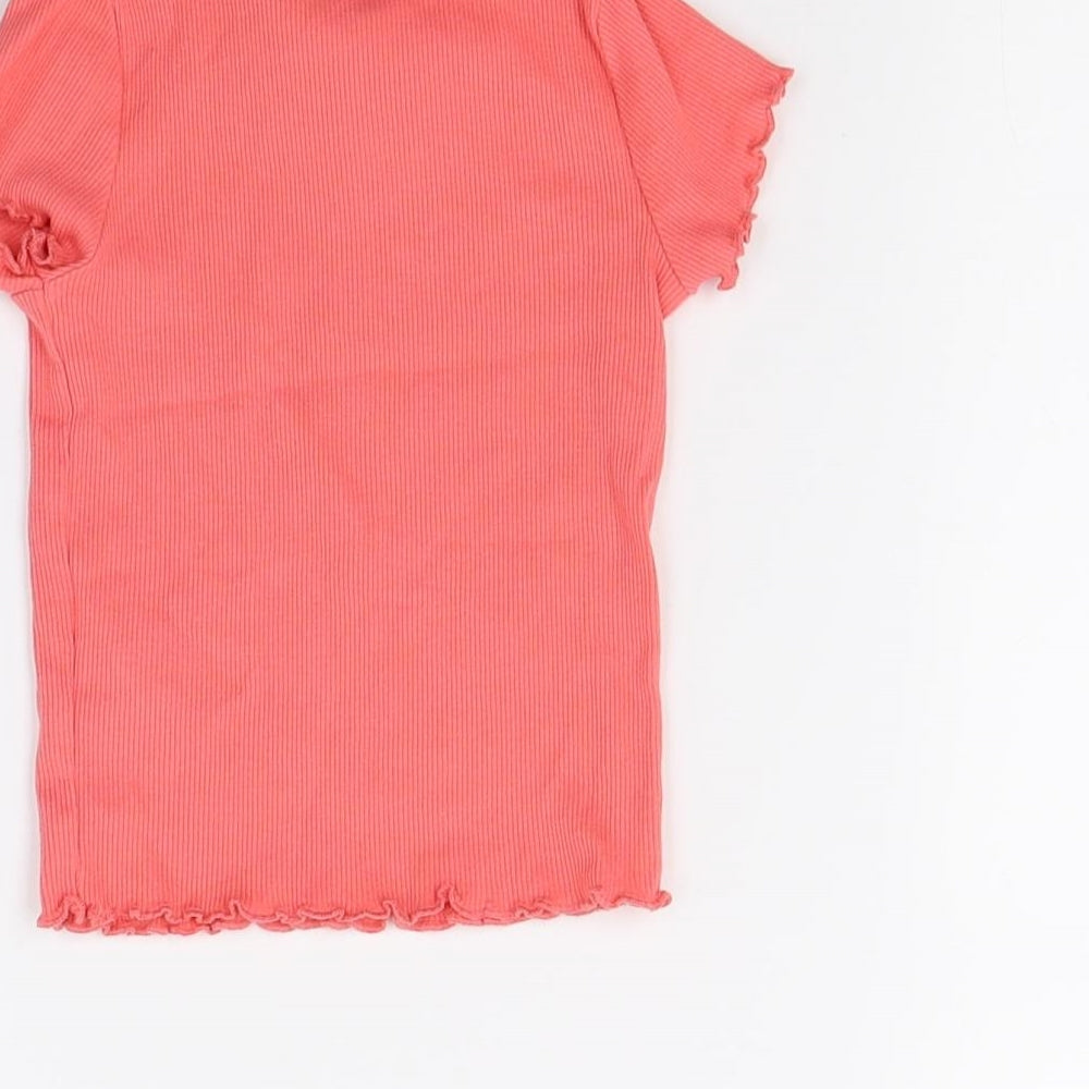 George Girls Red Basic T-Shirt Size 2 Years