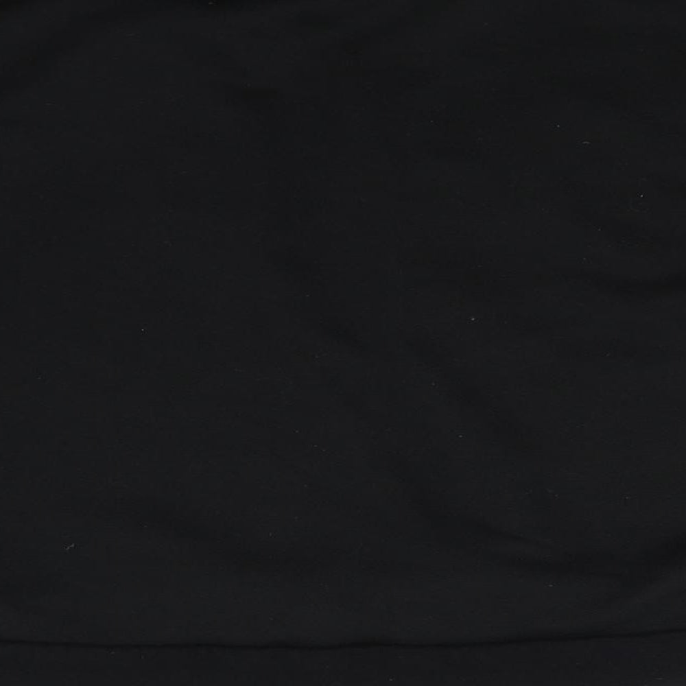 JS Fashion Womens Black Pullover Sweatshirt Size M - vogue