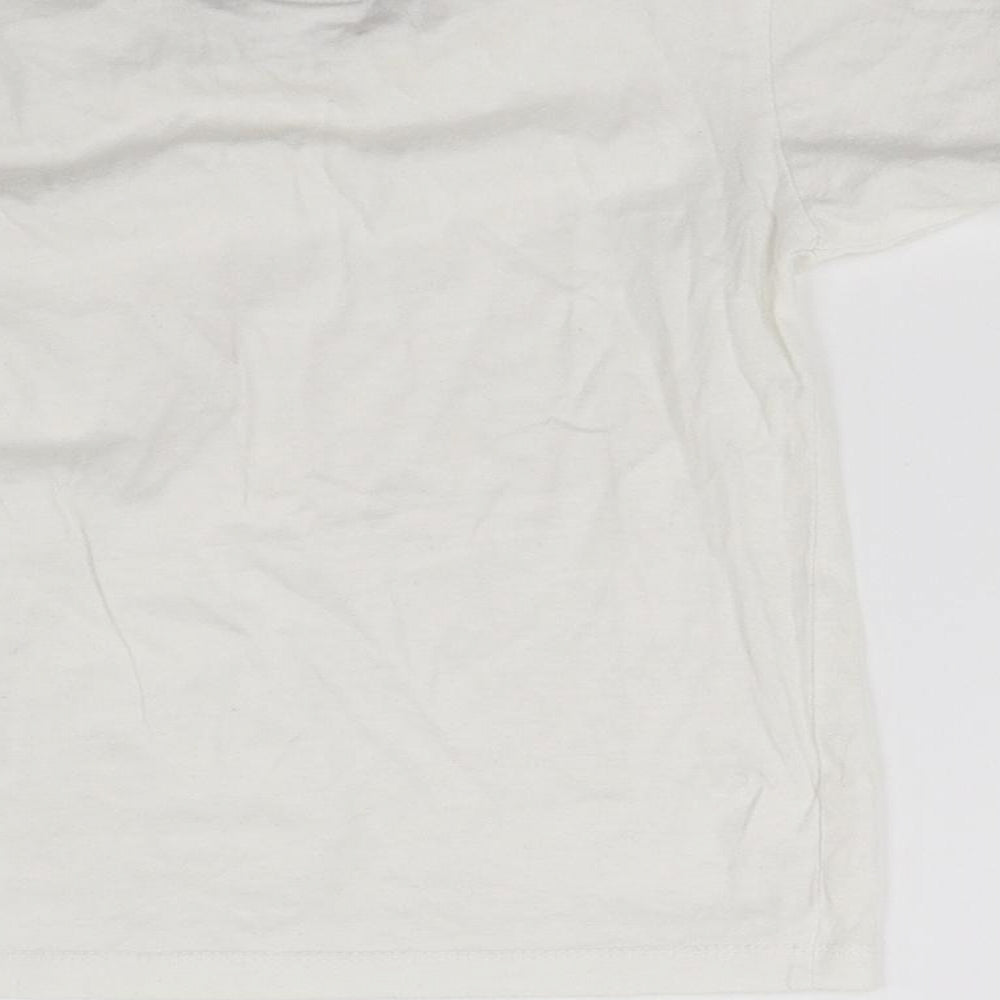 Hype Boys White Basic T-Shirt Size 3-4 Years