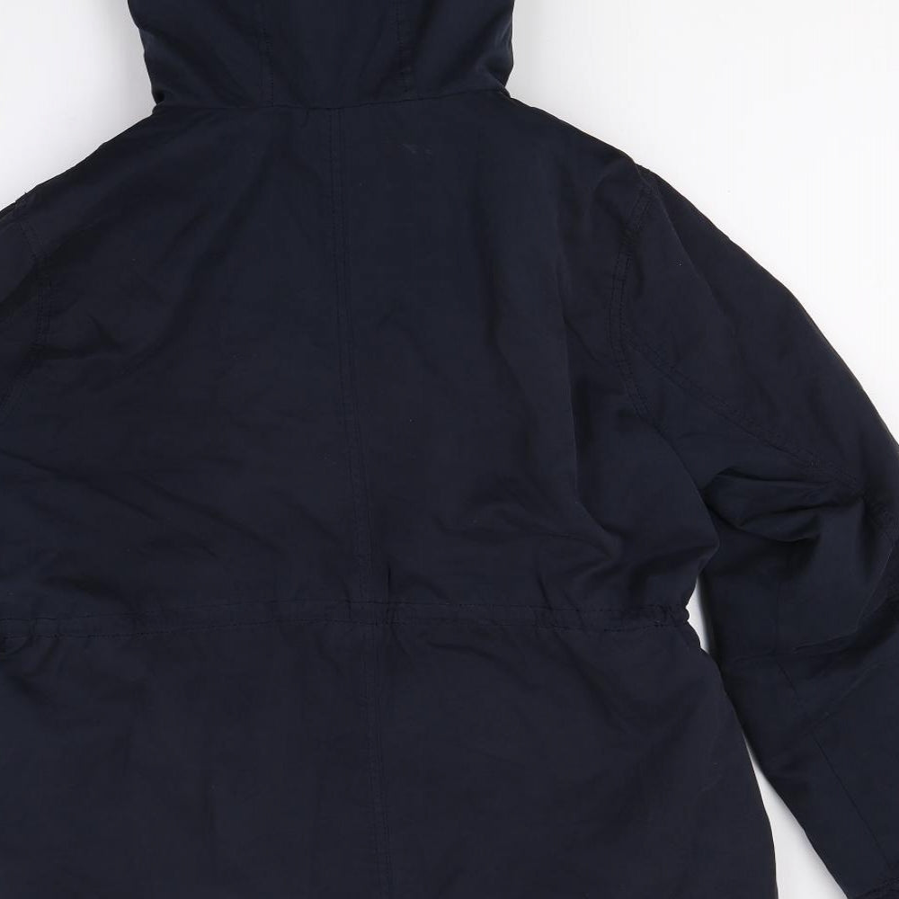 New Look Womens Blue Overcoat Coat Size 12