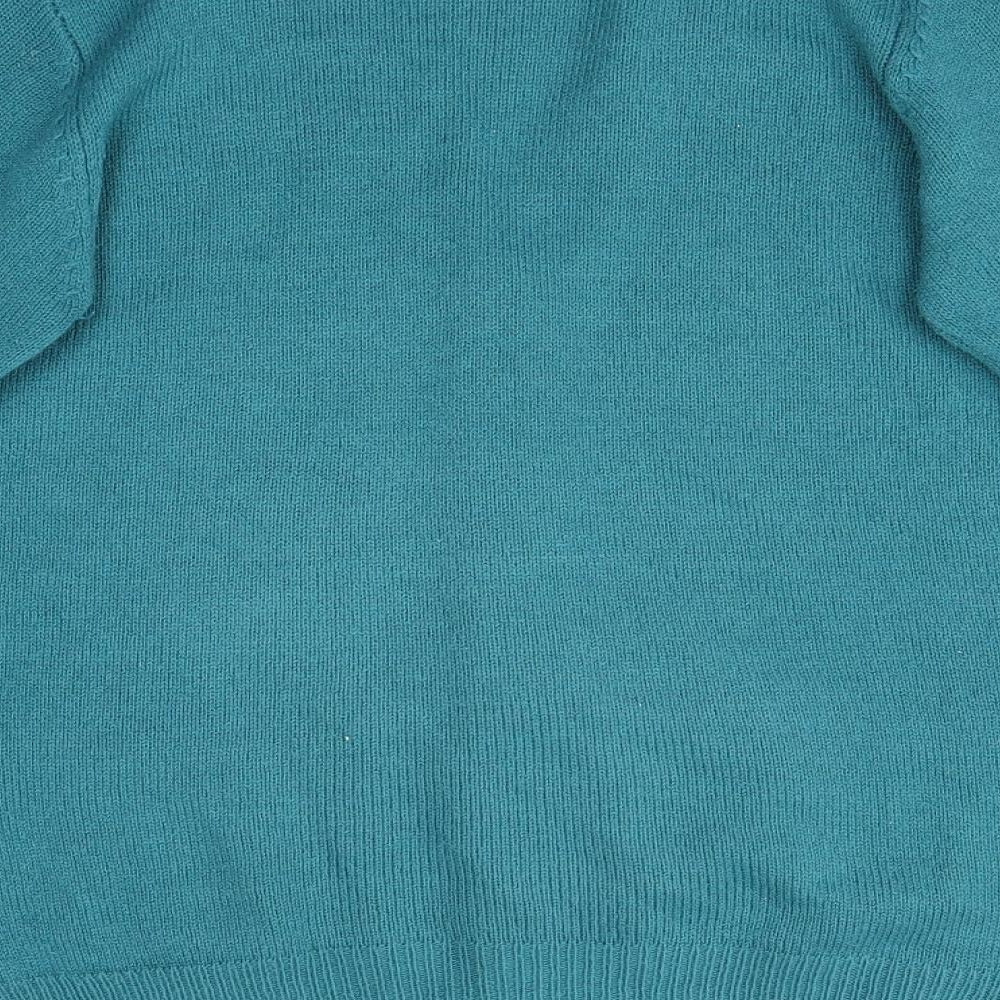 camart Womens Blue Cardigan Jumper Size 8