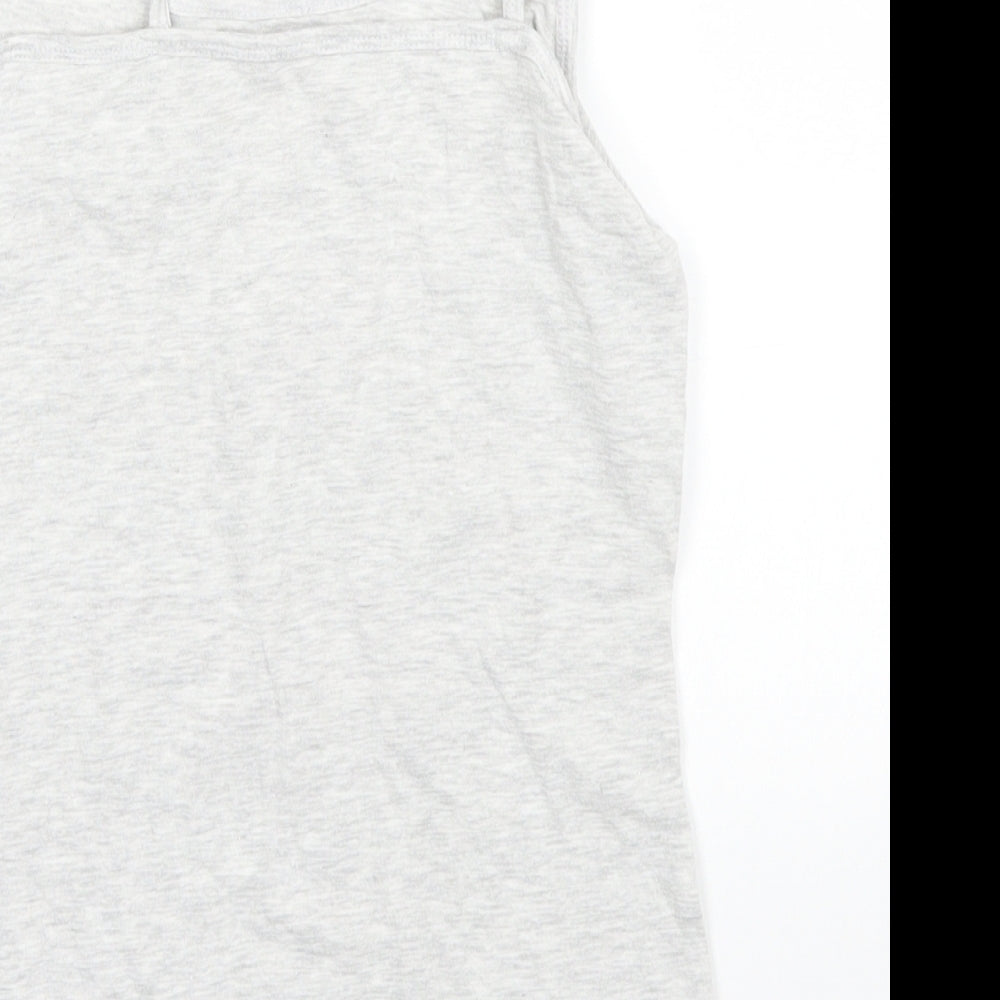 Love to Lounge Girls Grey Basic Tank Size 11 Years