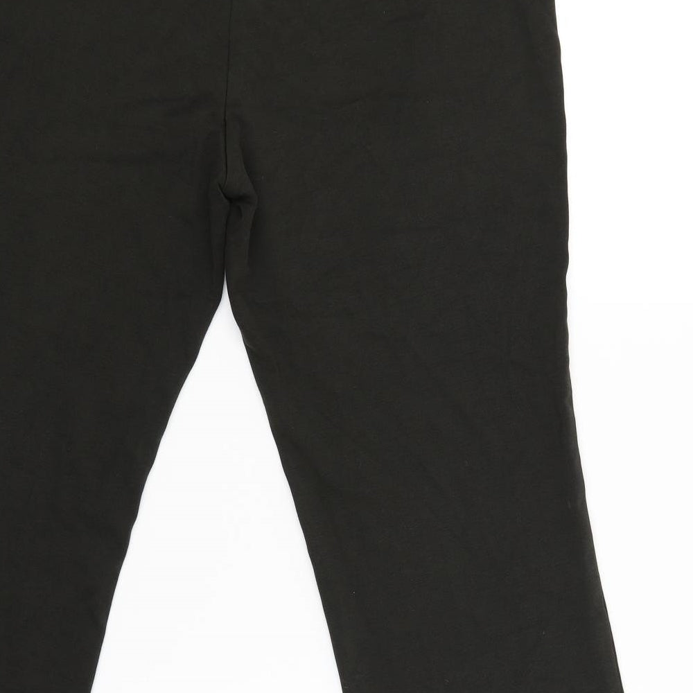 Marks & Spencer Womens Green Jegging Trousers Size 14 L25 in