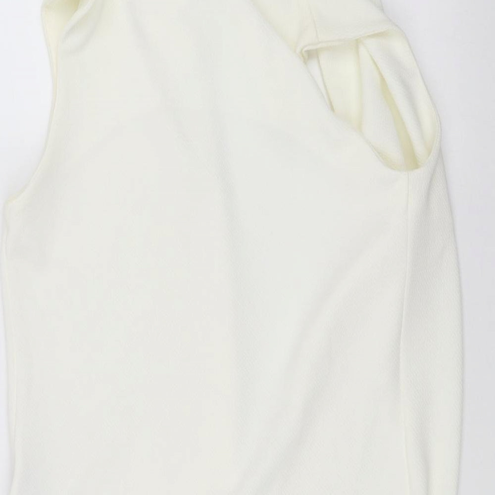 New Look Womens White Jacket Size 8
