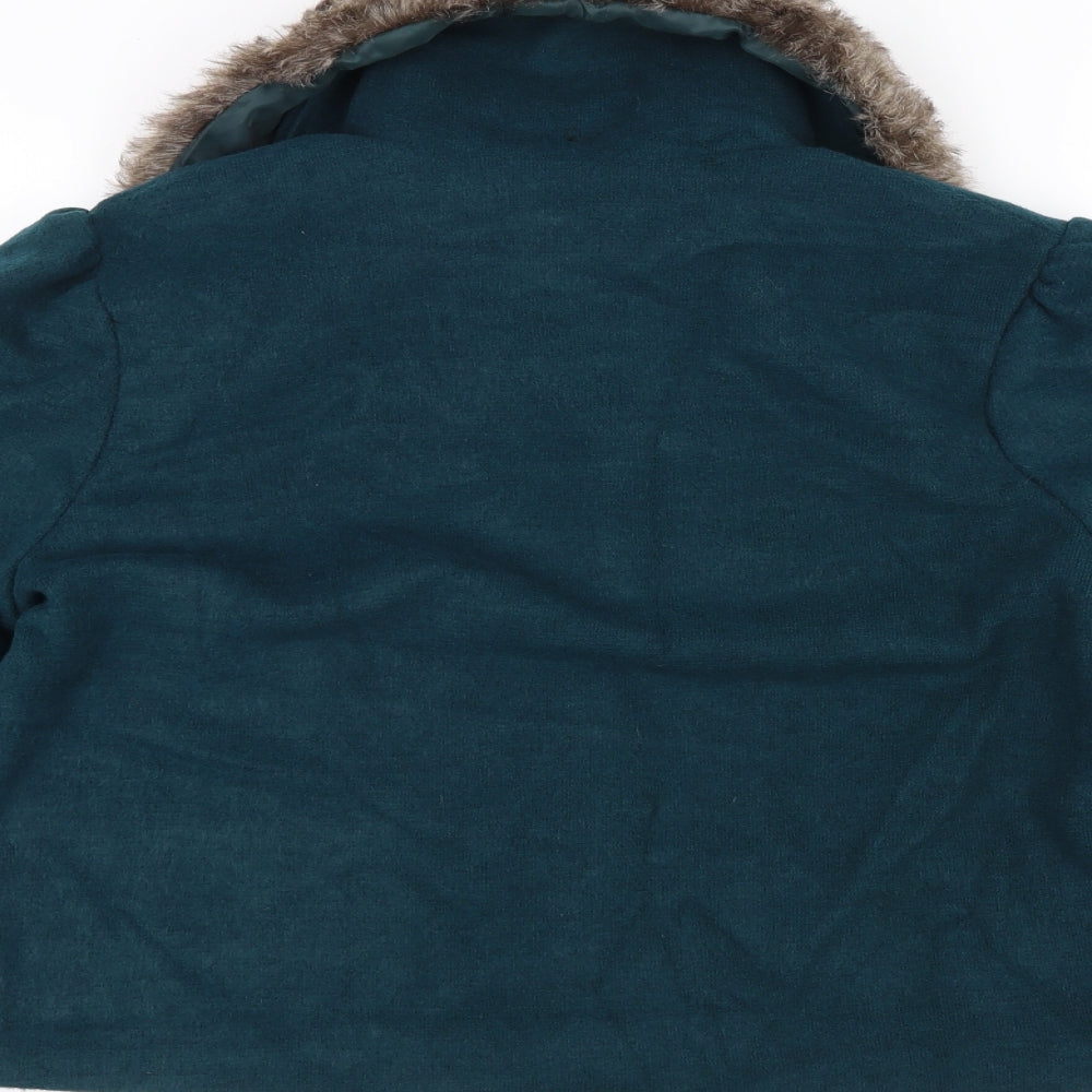 05/06 Womens Green Jacket Coatigan Size L