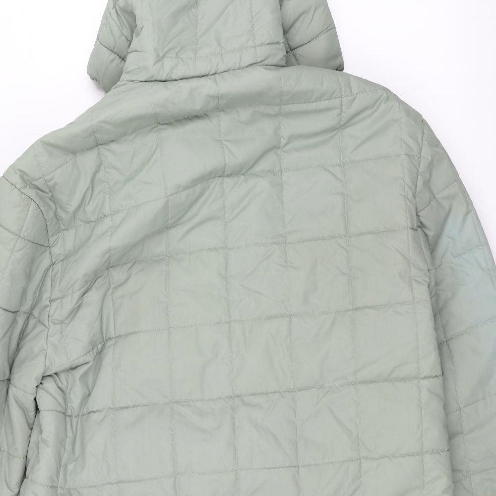 Preworn Womens Green Parka Coat Size M