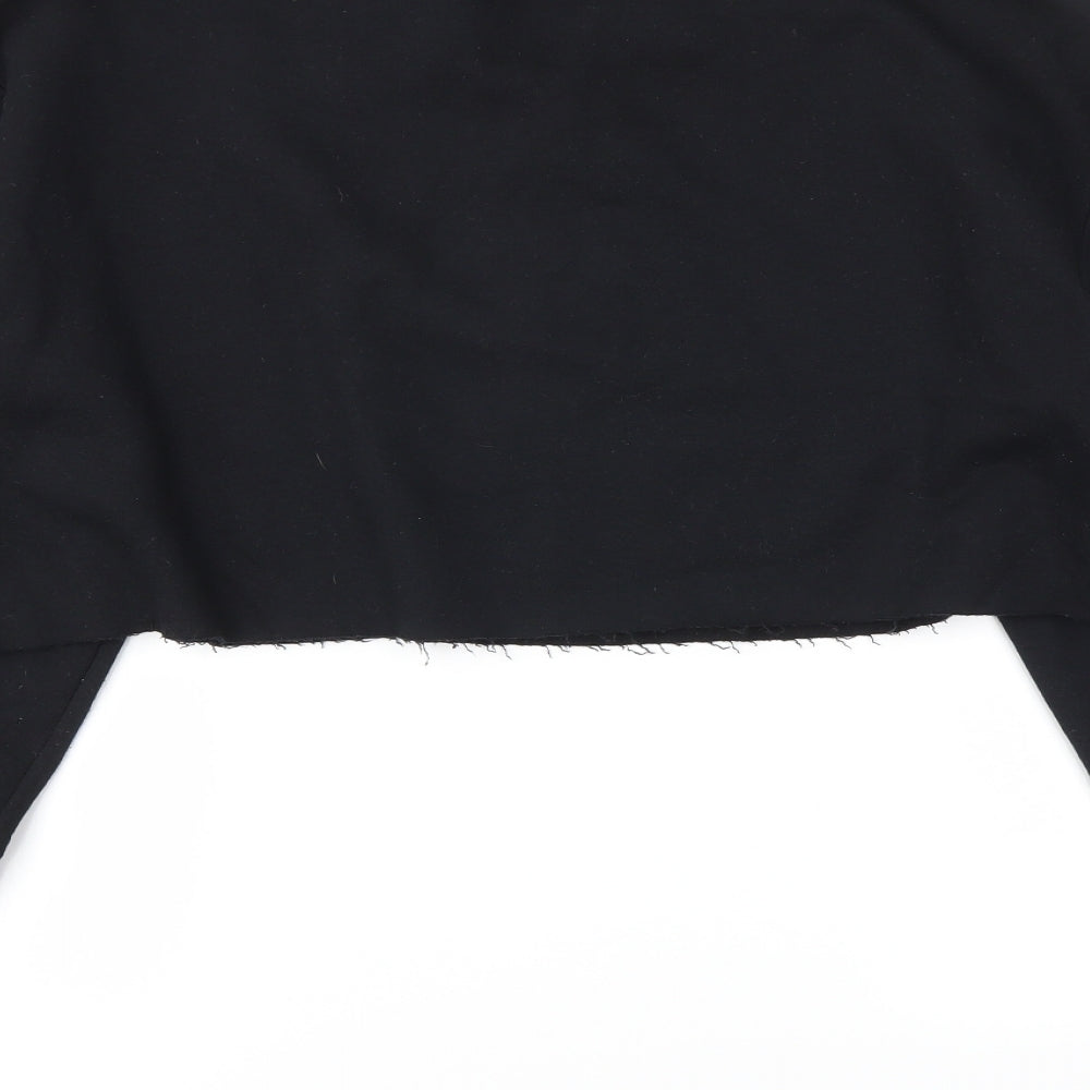 PRETTYLITTLETHING Womens Black Pullover Jumper Size 12
