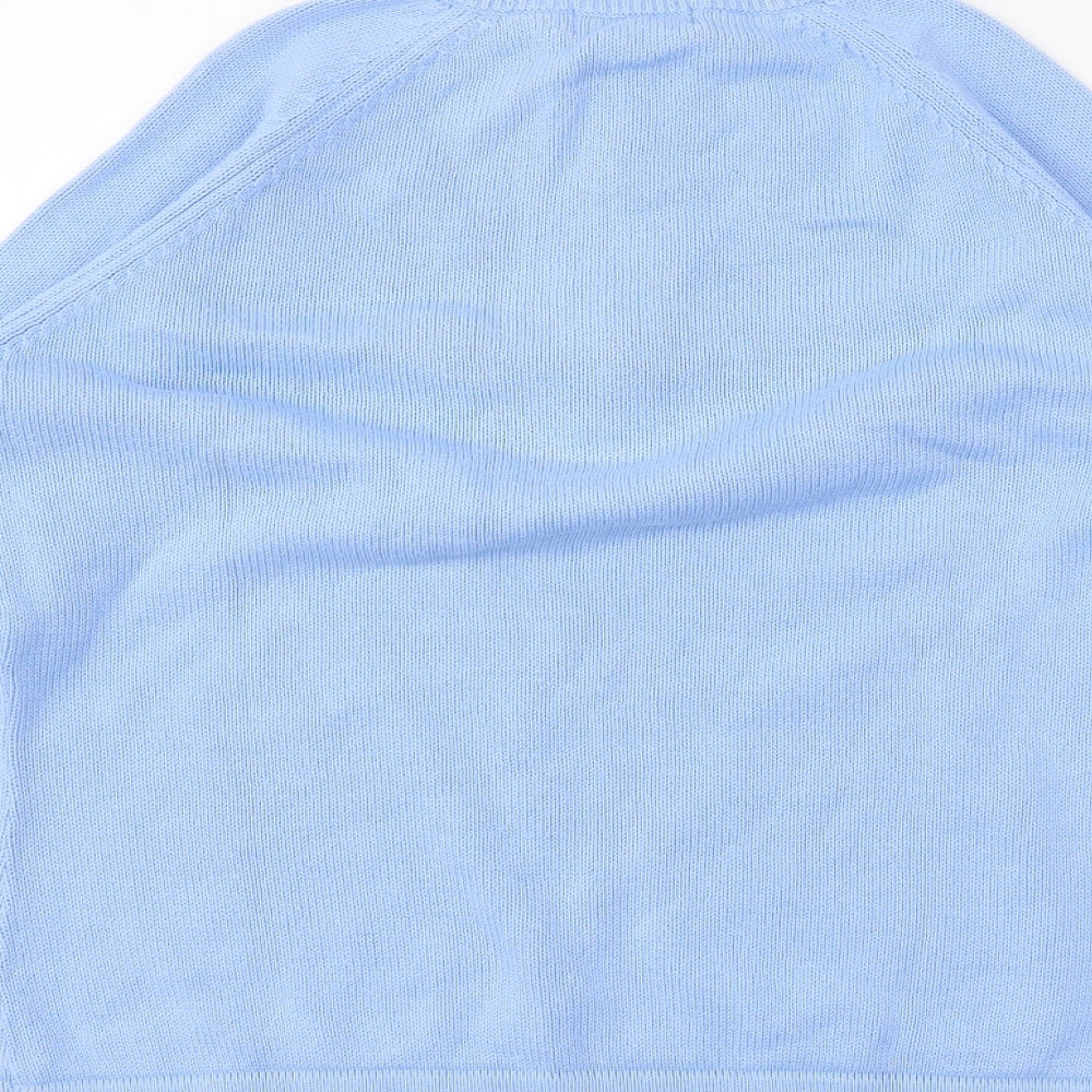 Signiture Womens Blue Henley Jumper Size XL