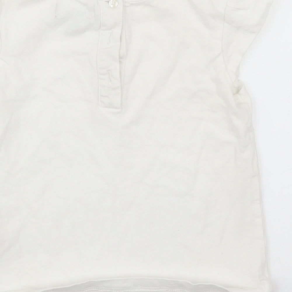 Primark Girls White Basic T-Shirt Size 18-24 Months