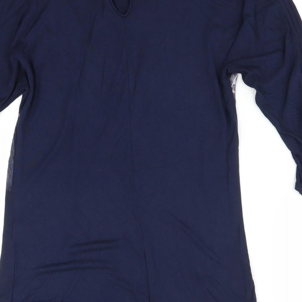 ORSAY Womens Blue Basic Blouse Size S