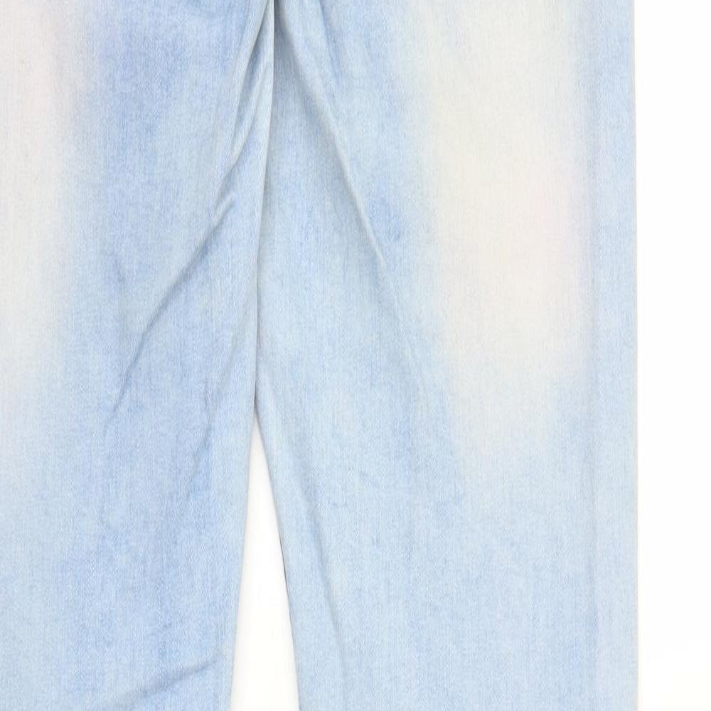 Mufti Womens Black Denim Straight Jeans Size 34 in L32 in