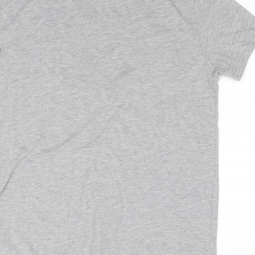 Macron Womens Grey Basic T-Shirt Size L