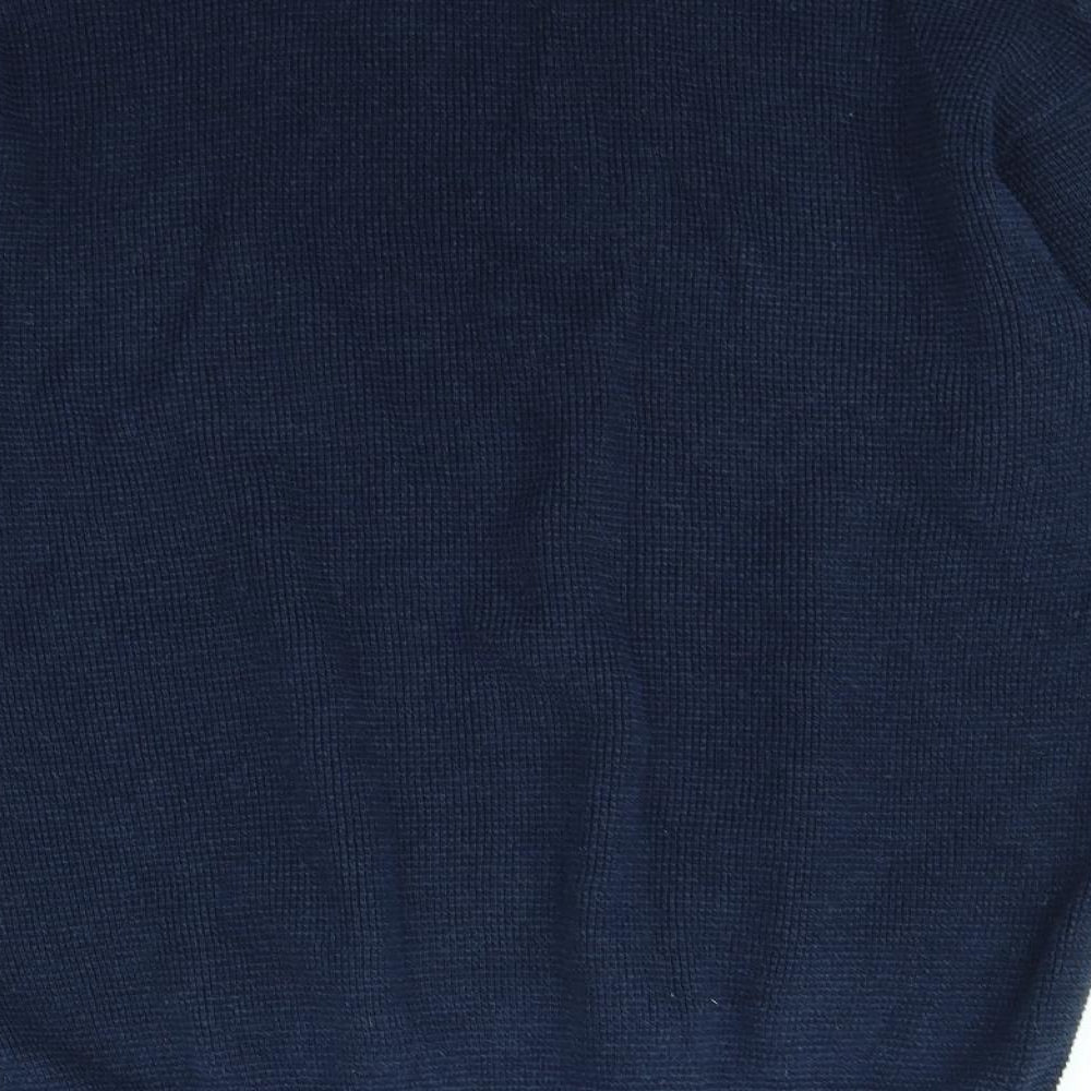 H&M Mens Blue Pullover Jumper Size S