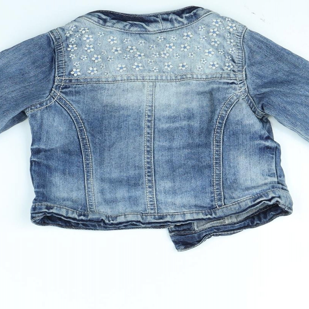 NEXT Girls Blue Jacket Size 12 Months