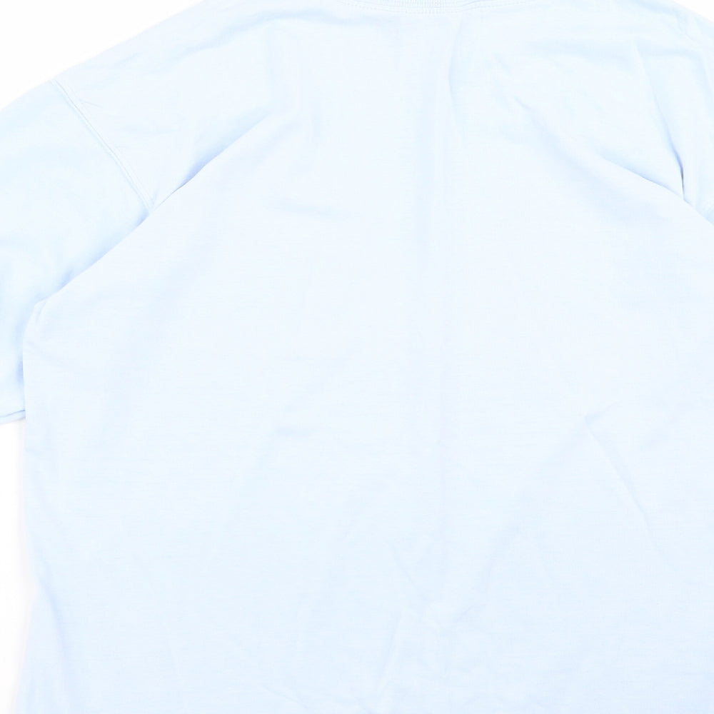 jumoer Womens Blue Pullover Jumper Size S