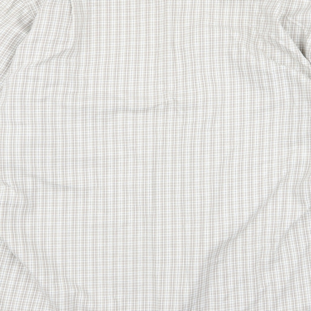 m&s Mens Brown Button-Up Size 16