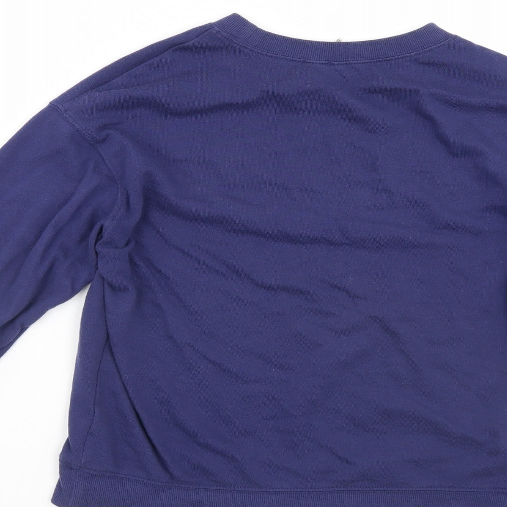 Divided Mens Blue Pullover Sweatshirt Size M