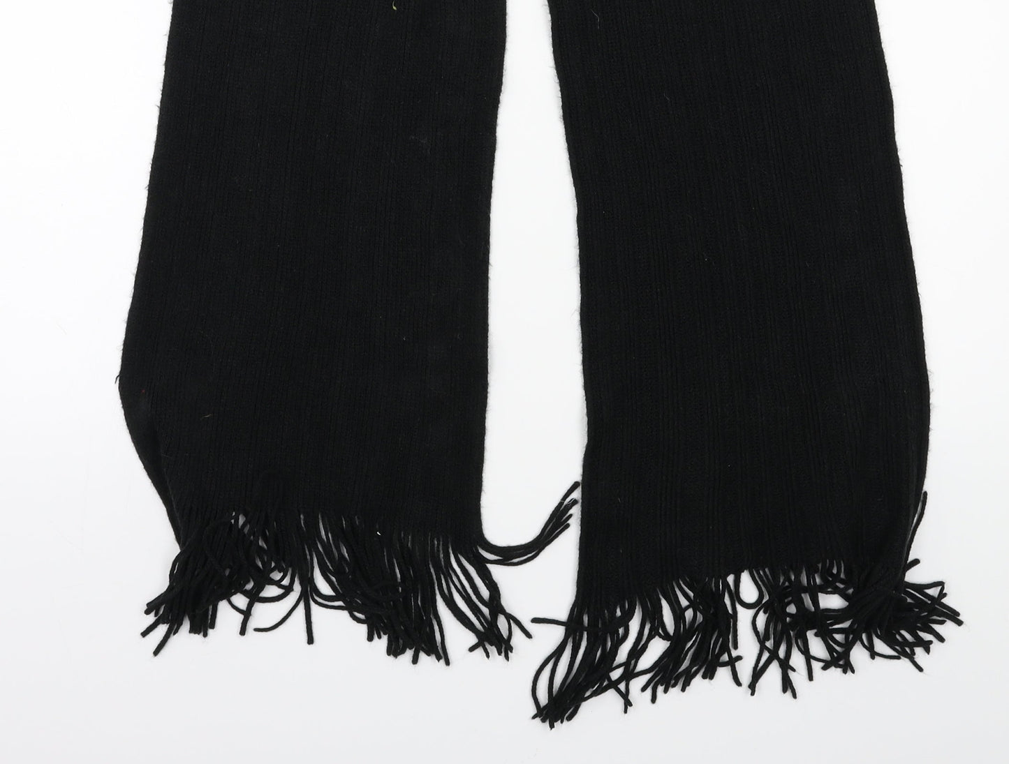 Preworn Mens Black Scarf One Size
