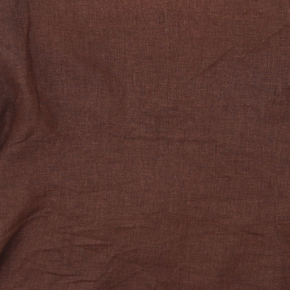Slimma Womens Brown Jacket Size 14