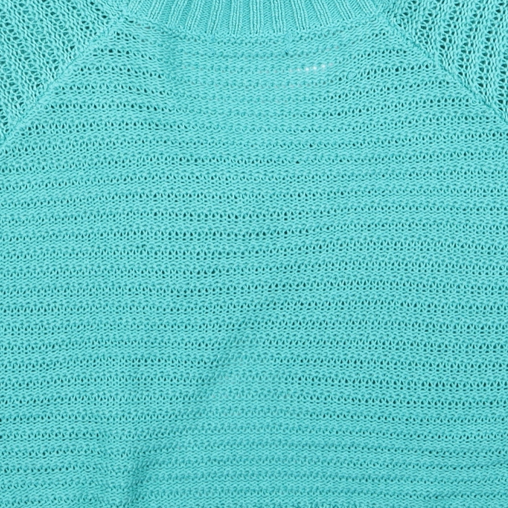 Bonmarché Womens Blue Cardigan Jumper Size M