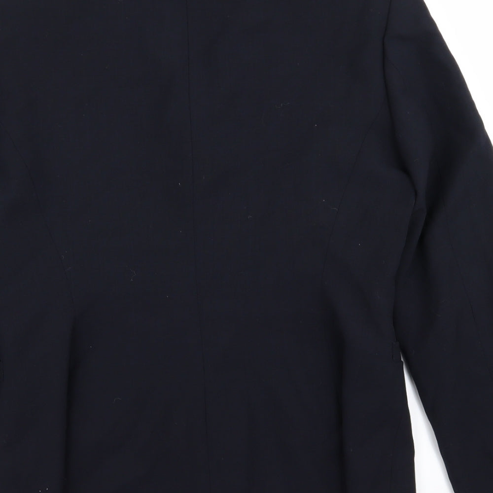 logg Womens Blue Jacket Blazer Size 8