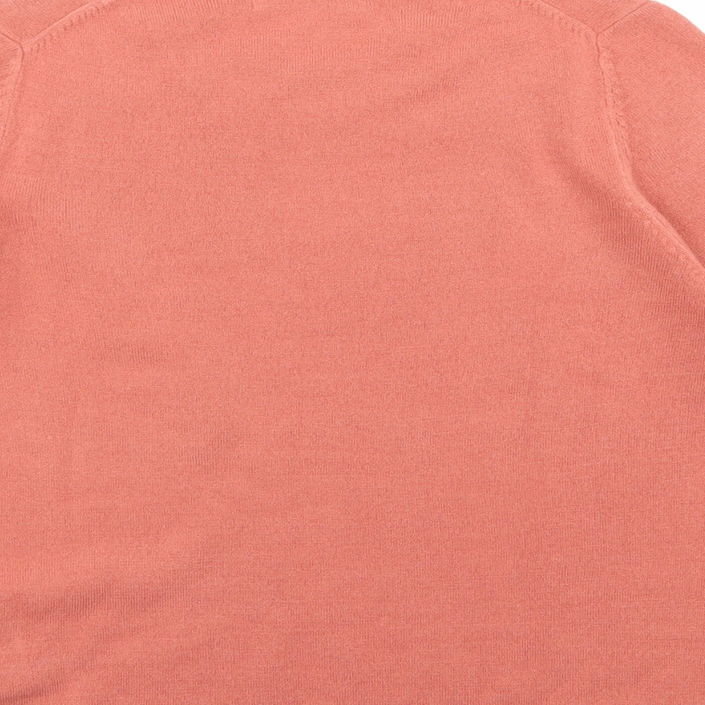 Marks & Spencer Womens Pink Basic T-Shirt Size 12