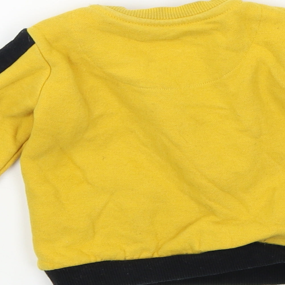 F&F Baby Yellow Pullover Jumper Size 3-6 Months