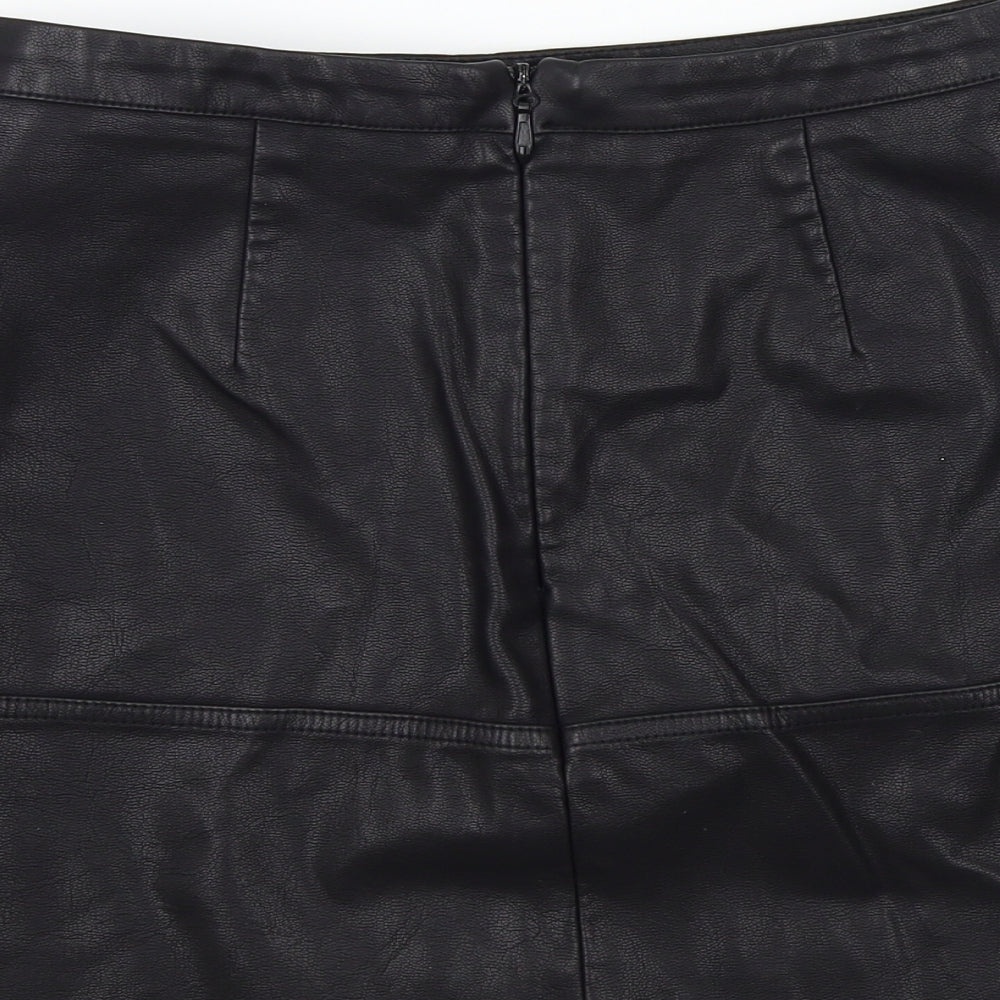 New Look Womens Beige A-Line Skirt Size 10