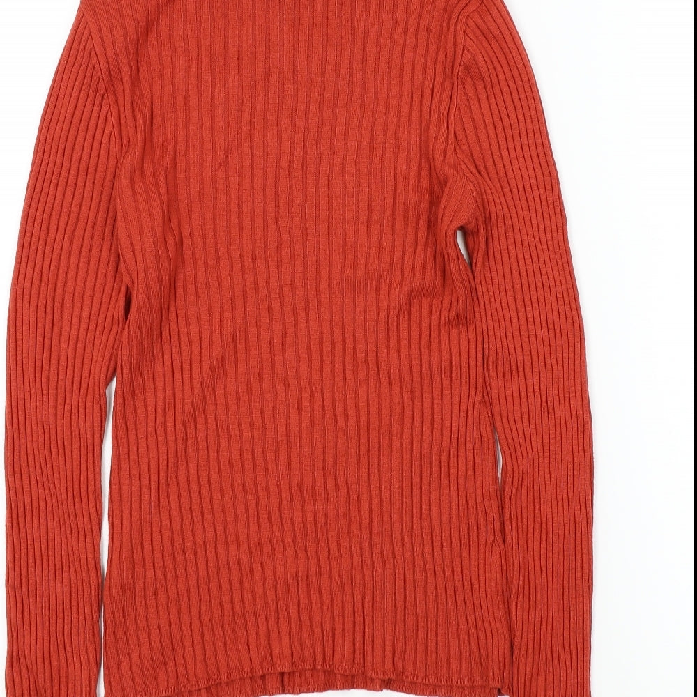 Topshop Womens Brown Pullover Jumper Size M