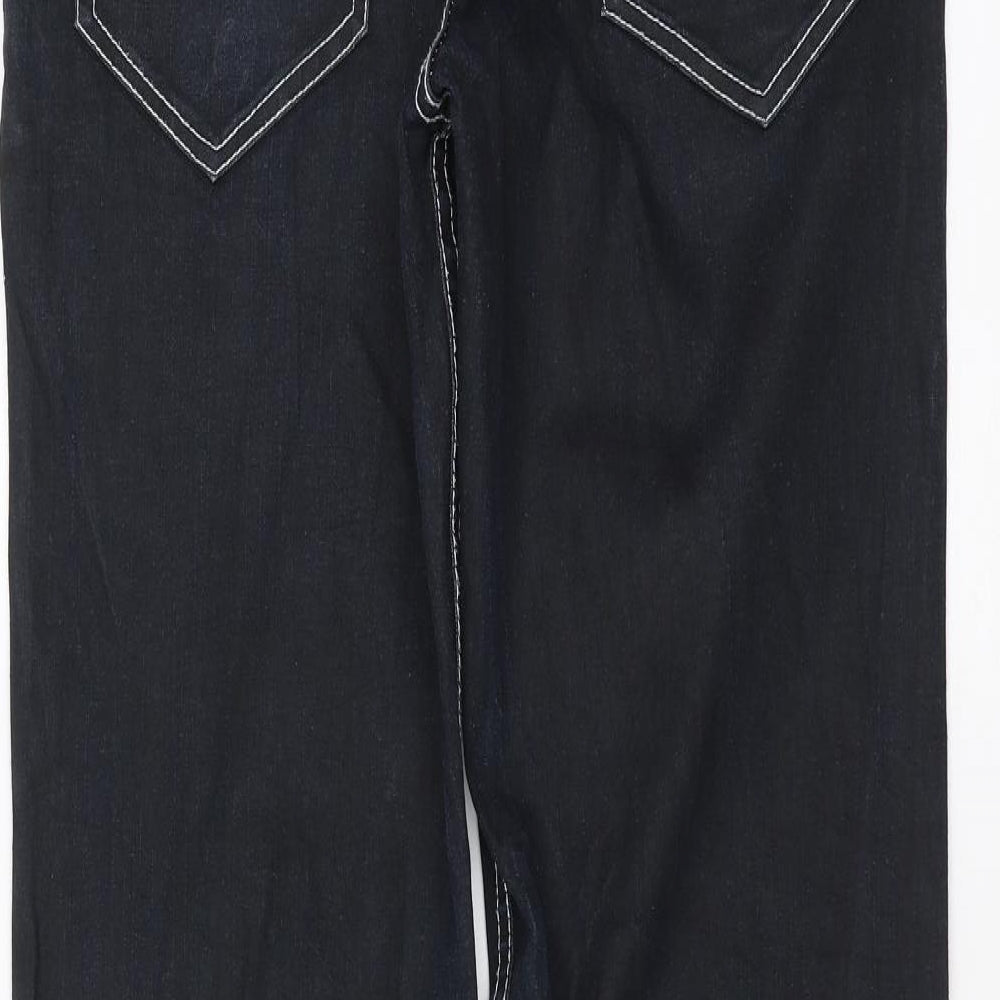 Preworn Womens Blue Denim Snow Pants Trousers Size 32 in L33 in