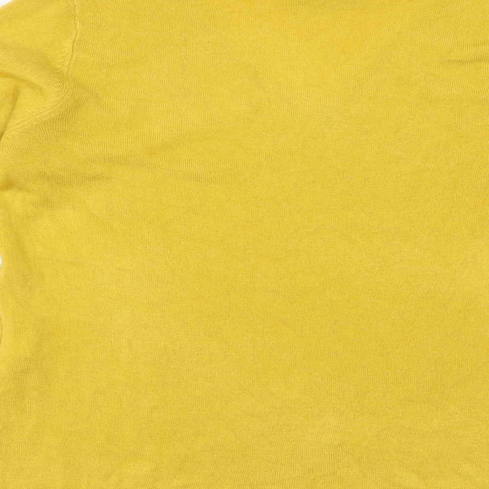 Primark Womens Yellow Pullover Jumper Size L