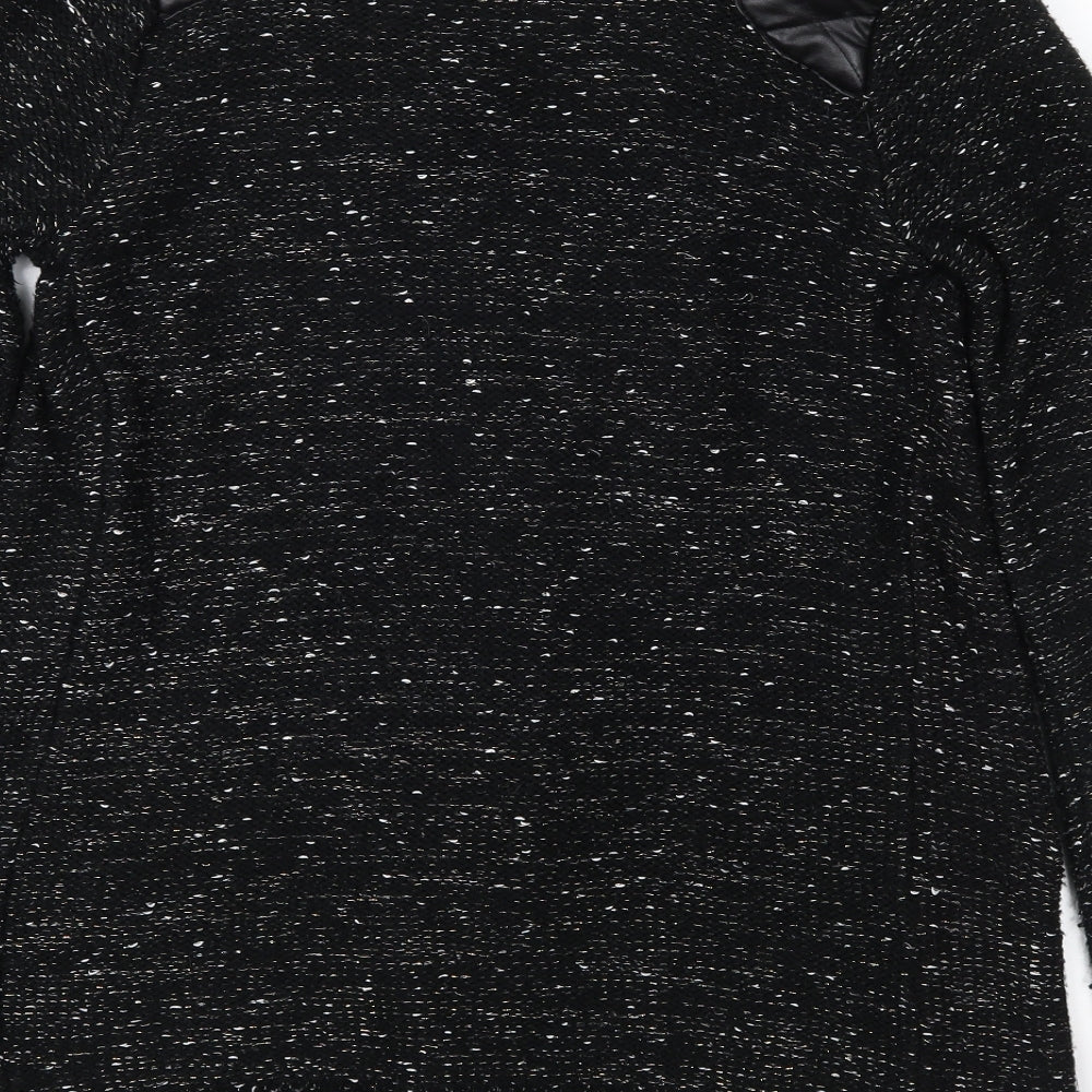Quiz Womens Black Jacket Coatigan Size M