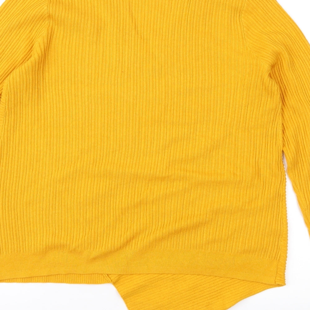 TU Womens Yellow Pullover Jumper Size 12