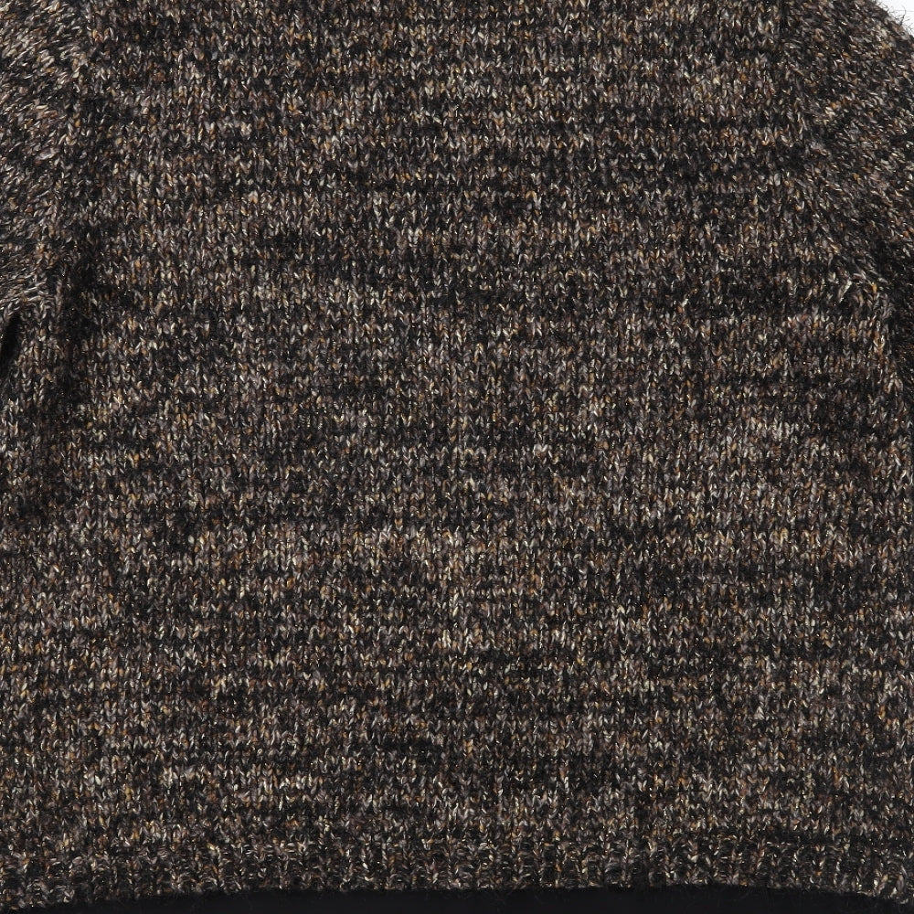 Deffinitions Womens Brown Pullover Jumper Size 16